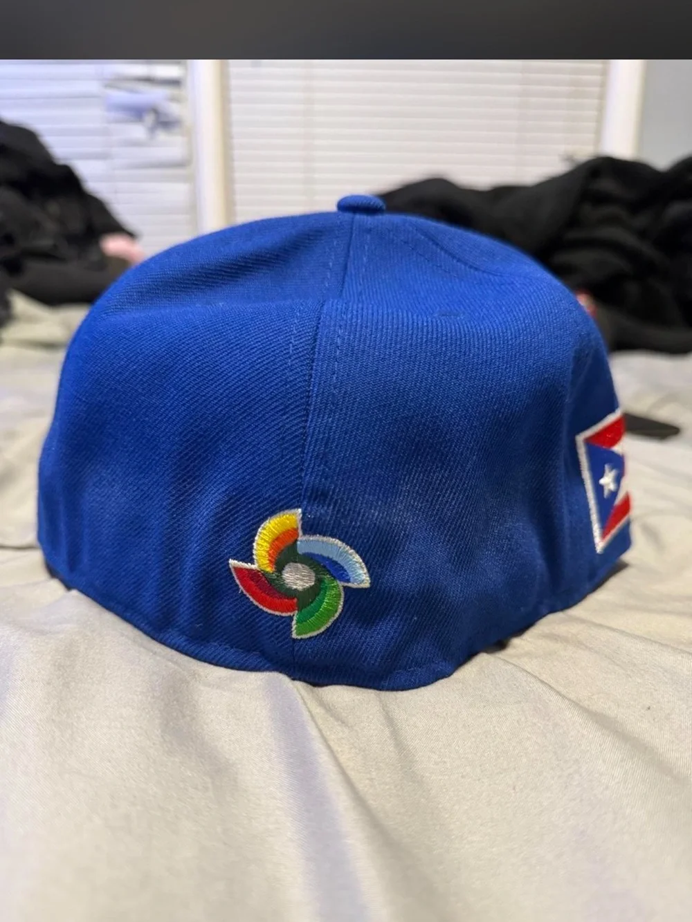 PR blue baseball hat